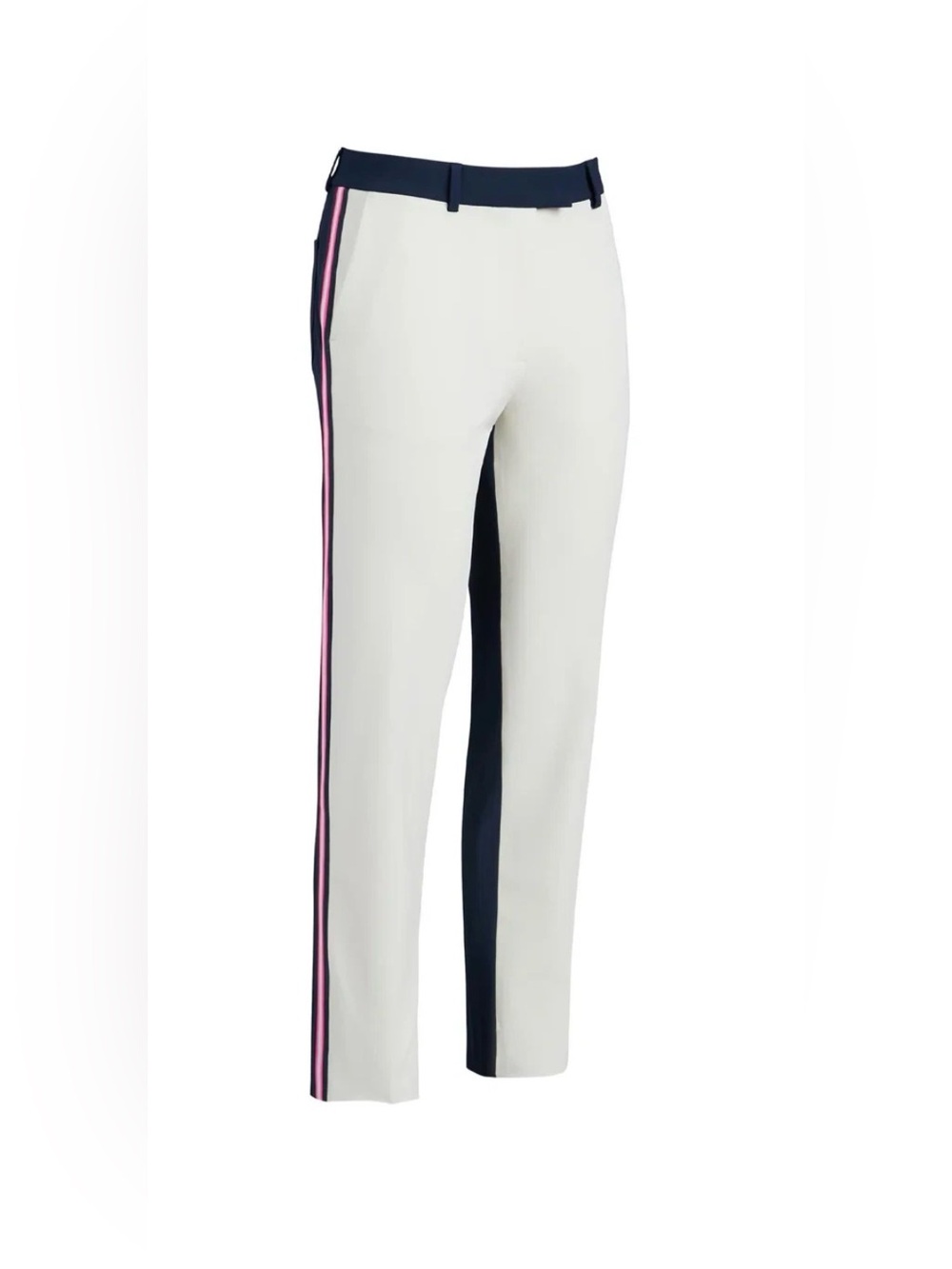 G/FORE TUX STRETCH TWILL LADIES GOLF TROUSERS CHALK WHITE/TWILIGHT size 2